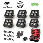 Jmaz Lighting JZ1041 60W Rgbwa+uv Led Battery Powered Outdoor Uplight Kit. Fixed Price $1899.95.