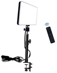 Led Desk Bi-color Video Light, Key With C-clamp Stand, 2700K-5700K. Fixed Price $64.34.