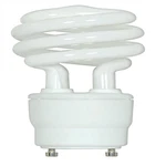 2-PACK Satco S8205 18-WATT 2700K GU24 Base Mini Spiral Compact Fluorescent Lamp. Fixed Price $31.89.