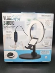 Merkury Vlog Cast Studio Kit Remote-foldable Stand- Led Ring Light New. Fixed Price $8.99.