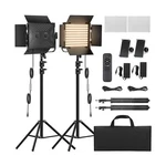 Rgb Photography Video Lighting Kit, 2 Pack 50W Bi-color Energy-saving Led Vid.... Fixed Price $199.97.