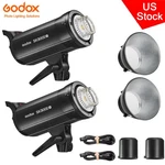 2X Godox SK300II-V Upgraded Studio Flash 300W Photography Lighting. Fixed Price $298.00.