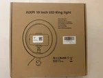 Aixpi Ring Light With Tripod 10 Inch. Fixed Price $19.99.