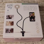 New Pink Sky Streaming Studio Kit Ultra Bright Led, 360 Holder, Usb-a. Fixed Price $9.00.