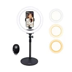 10" Desktop Selfie Ring Light With Stand Phone Holder For Iphon... Fast Ship. Fixed Price $43.99.