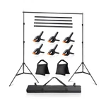 Photo Video Studio 10X7FT (wxh) Adjustable Background Stand Backdrop Support .... Fixed Price $58.53.