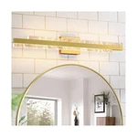 Modern Bathroom Vanity Light: Brushed Gold 32 Inch 28W Dimmable Led Bar .... Fixed Price $143.80.