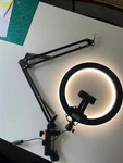 Ubeesize 12 Ring Light With Overhead Phone Mount, Led Selfie Stand. Fixed Price $40.00.