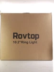 Rovtop 10.2" Inch Ring Light With Mini Stand Tripod New. Fixed Price $18.99.