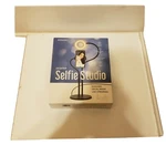 Desktop Selfie Studio Vlogging Ring Light Phone Holder With Remote Platform Base. Fixed Price $13.99.