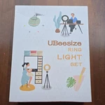 Ubeesize 10" Selfie Led Ring Set, White Light, Black, Mpn B07QFV72LK. Fixed Price $25.00.