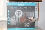 Bower Smart Photography Series 12" Ring Light Studio Kit - 3 Colors. Fixed Price $28.99.