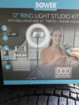 Bower 12 Studio Light Ball-head Mount 62" Adjustable Tripod 3 Colors. Fixed Price $15.00.