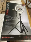 Tzumi 10" On Air Halolight Pro W/ Mic And Tripod - Vlogging (7260ST) New O/b. Fixed Price $19.99.