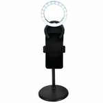 Gnbi Ring Light With Metal Disc Stand, 12"H, 2W, Black. Fixed Price $29.99.