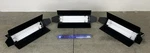 Lot Of Mole-richardson 7371B220 Biax Lights: Barn Doors 010-8438991. Fixed Price $900.00.