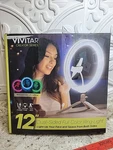 Vivitar 12 Led Ring Light W/ Tripod & Ball Head Black Open Box. Fixed Price $12.91.