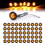 Tmh 3/4-INCH Mount Amber Led Trailer Marker Lights, Pack Of 50. Fixed Price $38.29.
