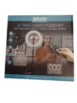Bower 12" Led Selfie Ring Studio Light Kit Tripod Social Media Live Streaming. Fixed Price $18.00.