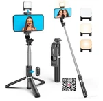 Selfieshow Stick Tripod Wireless-remote Fill-light Portable Nob. Fixed Price $10.00.
