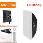 Godox 60*90CM Rectangular Photography Softbox Diffuser Bowens For SK300II,DP. Fixed Price $37.88.