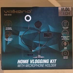 Volkano Insta Series Led Ring Light Vlogging Kit Phone/mic Holder VK-6502-BK. Fixed Price $31.20.