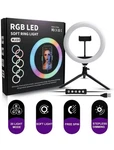 Rgb Led Soft Ring MJ30 With Phone Holder Multi-color Lighting New Box. Fixed Price $19.85.