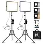 Niceveedi NV-L12 Black Adjustable Brightness High Cri 700LM 15W Video Light. Fixed Price $70.00.