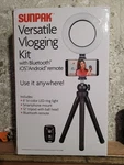 Sunpak VGT-LED72-6RLK Versatile Vlogging Kit For Smartphones Bluetooth Remote. Fixed Price $25.19.