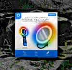 Techiva Led Mirrored Fill Light, Portable, Clips To Most Phones. Fixed Price $9.98.
