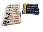 Quartzline Stage Studio Lamps Lot Q250CL/MC 250W Untested. Fixed Price $31.19.