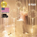 Pcs Led White Light Up Bobo Balloon 20 Inch(with STICK)10 Pack Clear-pump. Fixed Price $15.99.