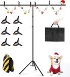 Forlogic T-shape Background Stand With 8' X 7.2' Green Screen Kit. Fixed Price $38.99.