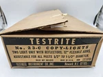 New Testrite Cs Copy Lights Model 23C Camera Photo Original Box. Fixed Price $147.99.