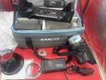 Nanlite Forza 300B Led Bi Color Monolight Kit With Carrying Case. Fixed Price $360.00.
