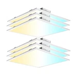 Aikvsxer 6 Pack 2X2 Led Flat Panel Light 40W 3000K/4000K/5000K, Brightness Di.... Fixed Price $186.75.