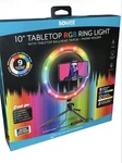 Bower 10" Tabletop Rgb Selfie Ring Light Vlog & Live Streaming Social Media. Fixed Price $14.00.