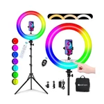Yesker Ring Light With Tripod Stand Phone Holder 18 Inch Rgb Ri... Fast Ship. Fixed Price $151.99.