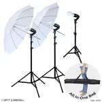 Lincostore Photography Studio Lighting Kit Umbrella Bulb Stand LK371. Fixed Price $42.99.