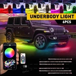 Rgb Dreamcolor Led Car Underglow Lights Music Bluetooth App Remote Strip Kit Usa. Fixed Price $38.94.