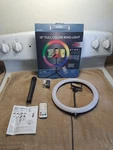 Vivitar Vlog Podcast 10" Inch Full Rgb Led Ring Light Usb Powered W/ Remote. Fixed Price $12.95.