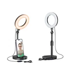 Ring Light With Telescopic Stand, Travel Desktop Hola Fo... Fast Ship. Fixed Price $30.10.
