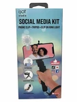 Ijoy Studio Social Media Kit (3 1) Phone Clip + Tripod Ring Light. Fixed Price $9.45.