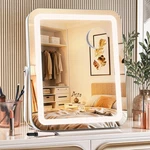 Miniso Vanity With Lights, 9.8" X 11.8" Led Makeup Mirror, & Bri.... Fixed Price $52.14.