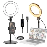 Neewer RH8BD 8" Ring Light W/stand & Holder For Iphone/streaming. Fixed Price $31.99.