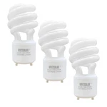 Unitedlux 13WATT T2 Spiral Cfl GU24 Prong Light Bulb Base Pack Of 3, White. Fixed Price $20.41.