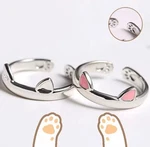 2PC Set Kawaii Cat Ear Rings. Fixed Price $12.99.