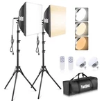 Torjim 16X16 Softbox Photography Lighting Kit 85W Led Studio Lights Video. Fixed Price $49.99.