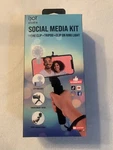 Ijoy Studio Social Media Kit (3 1) Phone Clip + Tripod Ring Light. Fixed Price $12.00.
