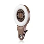Fangirl By Remi: 2-IN-1 Clip Phone And Selfie Ring Light (brown). Fixed Price $37.09.